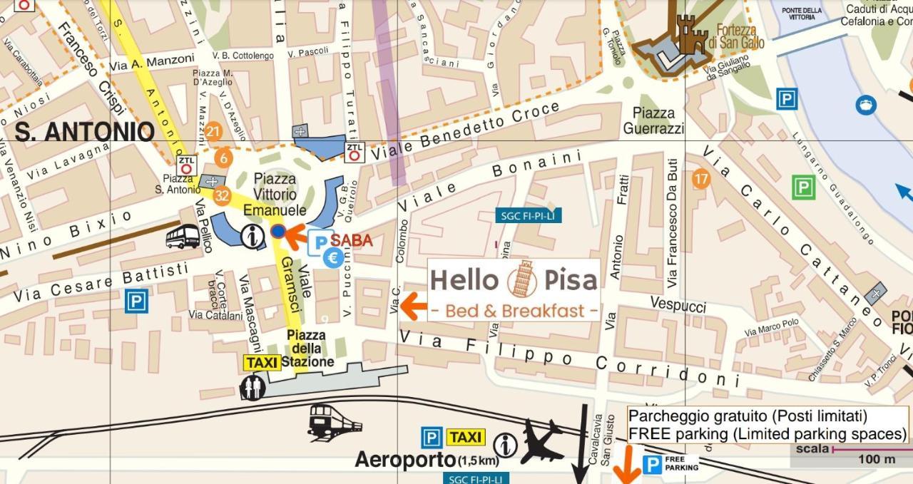Hello Pisa B&B Ngoại thất bức ảnh
